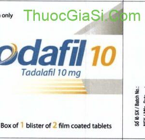 Glodafil 10 GLOMED (Tadalafil 10mg) điều trị rối loạn cương dương ED H/2v 1 thuoc glodafil 10 glomed 3964