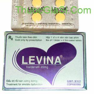 Thuốc Levina 20mg h/4v (Vardenafil 20mg) điều trị rối loạn cương dương 1 thuoc levina 20mg h 4v vardenafil 20mg dieu tri roi loan cuong duong 3799 1 e1742130127266