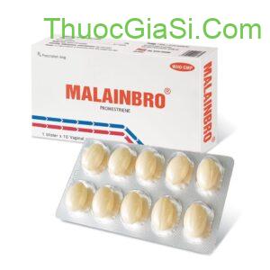 Thuốc Malainbro (Promestriene 10mg) H/10v điều trị teo âm đạo, thiếu estrogen, rối loạn âm hộ