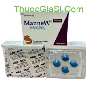 Thuốc ManneW (Sildenafil 50mg) điều trị rối loạn cương dương, dương vật khó cương cứng 1 thuoc mannew sildenafil 50mg dieu tri roi loan cuong duong duong vat kho cuong cung 3257 1 e1740237022720