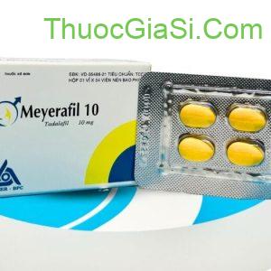 Thuốc Meyerafil 10 (Tadalafil 10mg) điều trị rối loạn cương dương hiệu quả nhanh