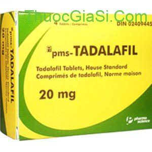 pms-Tadalafil 20 điều trị rối loạn cương dương