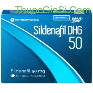 Sildenafil DHG 50 điều trị rối loạn cương dương nam giới 2 thuoc sildenafil dhg 50 dieu tri roi loan cuong duong nam 3262