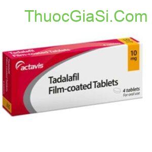 Tadalafil 10mg ACTAVIS điều trị rối loạn cương dương