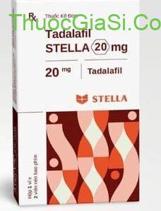 Tadalafil 20mg STELLA điều trị rối loạn cương dương, yếu sinh lý