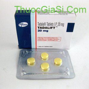 Tadalift 20mg (Tadalafil 20mg) Pfizer điều trị rối loạn cương dương