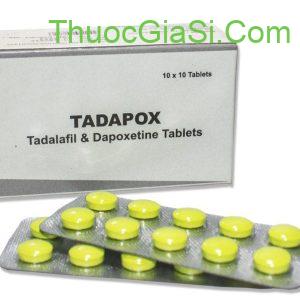 TADAPOX (Tadalafil 20mg và Dapoxetine 60mg) điều trị rối loạn cương dương kèm xuất tinh sớm