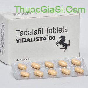 VIDALISTA 80 (Tadalafil 80mg) thuốc điều trị rối loạn cương dương