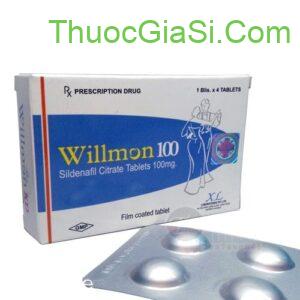 Willmon 100 (Sildenafil 100mg) điều trị rối loạn cương dương