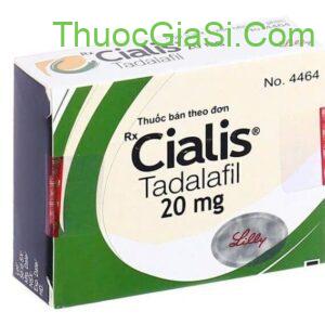 Cialis 20 (Tadalafil 20mg) điều trị rối loạn cương dương, khó cương cứng, dương vật xìu nhanh