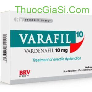 VARAFIL 10 Vardenafil 10mg BRV điều trị rối loạn cương dương