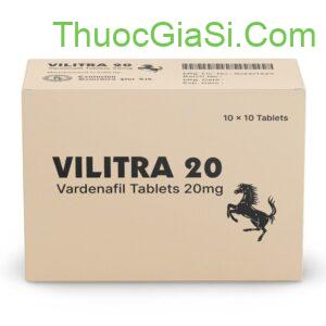VILITRA 20 (Vardenafil 20mg) - điều trị rối loạn cương dương ở nam giới