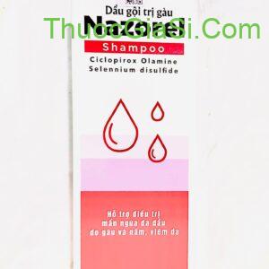 Nazorel Shampoo (Ketoconazol-Ciclopirox olamin) điều trị  nấm gàu da đầu (50ml)