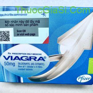 Viagra 50mg Pfizer Mỹ trị rối loạn cương dương (1 vỉ x 1 viên) 1 Viagra|thuocgiasi.com