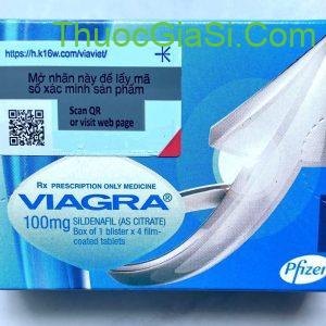 Viagra 100 mg hộp 1v thuốc  sinh lý nam hiệu quả Pfizer Mỹ