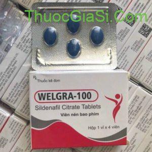 Welgra 100 (Sildenafil 100mg) điều trị rối loạn cương dương