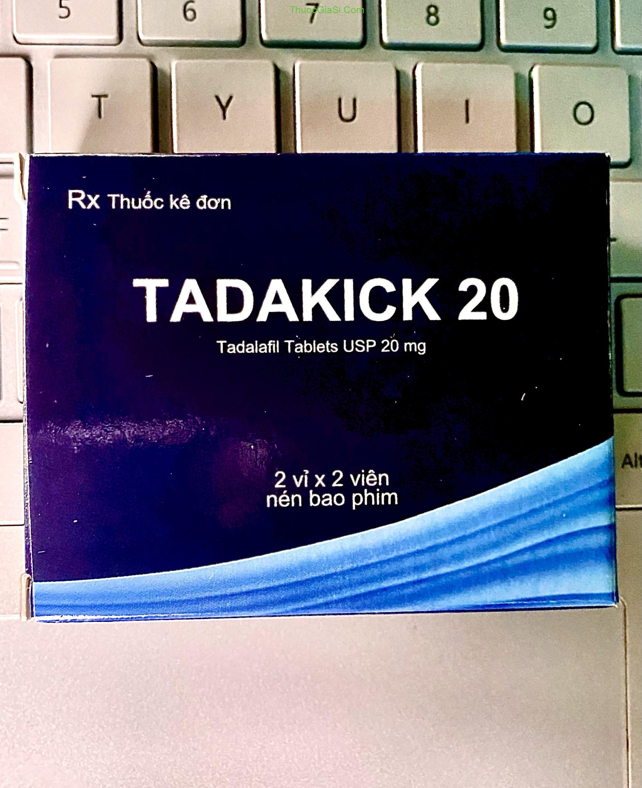 Tadakick (Tadalafil 20mg) – Hỗ trợ điều trị rối loạn cương dương, tăng cường sinh lý nam giới hiệu quả Tadakick (Tadalafil 20mg) – Hỗ trợ điều trị rối loạn cương dương, tăng cường sinh lý nam giới hiệu quả