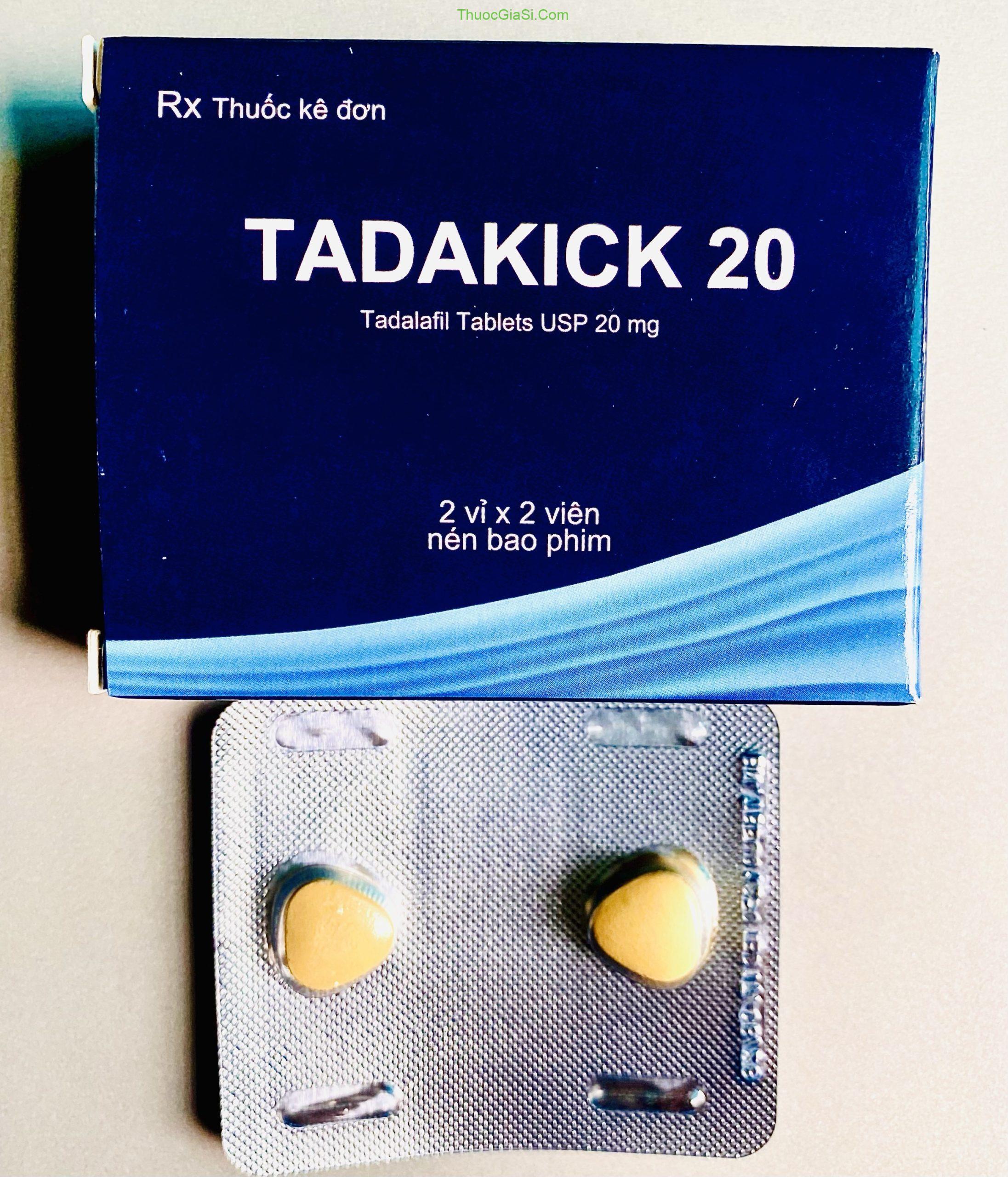 Tadakick (Tadalafil 20mg) – Hỗ trợ điều trị rối loạn cương dương, tăng cường sinh lý nam giới hiệu quả Tadakick (Tadalafil 20mg) – Hỗ trợ điều trị rối loạn cương dương, tăng cường sinh lý nam giới hiệu quả