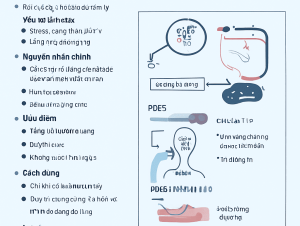 Cách hoạt động của các hoạt chất điều trị rối loạn cương dương (RLCD) và xuất tinh sớm (XLS).