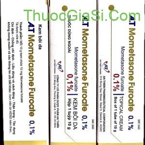 A.T Mometasone Furoate 0,1% An Thiên điều trị viêm da cơ địa, chàm, vảy nến, viêm ngứa (10g)