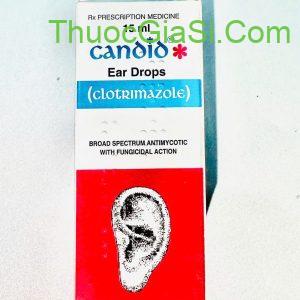 Thuốc nhỏ tai Candid Ear Drop 15ml Glenmark điều trị nấm tai