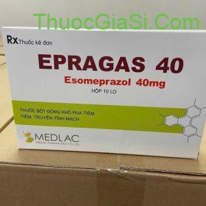 EPRAGAS 40 (Esomeprazol 40mg) MEDLAC hộp10 lọ