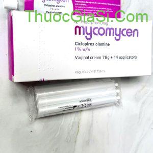 Mycomycen (Ciclopirox Olamin 1%) Rafarm (tuýp 78g 14 đầu bôi)