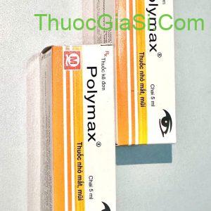 Thuốc nhỏ mắt Polymax 5ml điều trị viêm kết mạc, mắt đỏ
