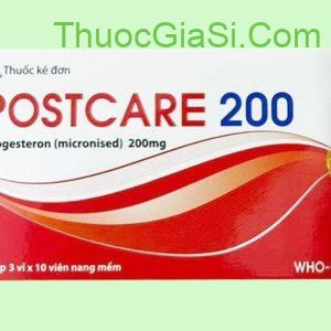 Postcare 200 (Progesterone 200mg) điều trị vô sinh, kinh nguyệt không đều