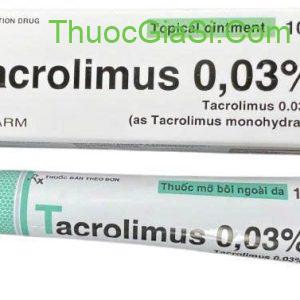 Tacrolimus 0.03% Davi điều trị viêm da dị ứng, chàm, viêm da cơ địa, bạch tạng