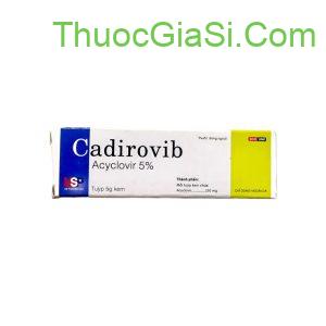 Thuốc Cadirovib (Acyclovir 5%) tuýp 5g