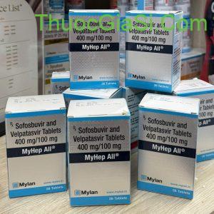 MYHEP ALL Mylan hộp 28 viên đièu trị viêm gan C
