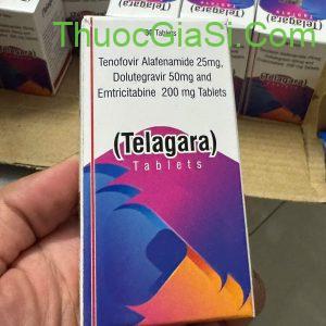 Telagara hộp 30 viên (ARV 3 trong 1) kháng virus HIV
