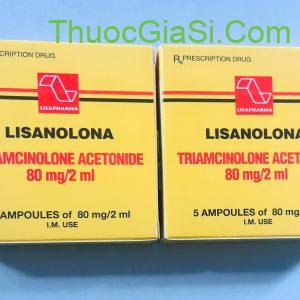 Lisanolona 80mg/2ml thuốc tiêm điều trị dị ứng, sẹo lồi, viêm khớp (giá sỉ) 1 ThuoctiemLisanolona80mg2ml