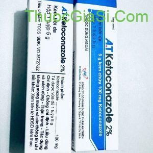Kem bôi nấm da AT Ketoconazole 2% An Thiên điều trị nấm da, lang ben, hắc lào 2 a.t ketoconazole 2 e1757242726262