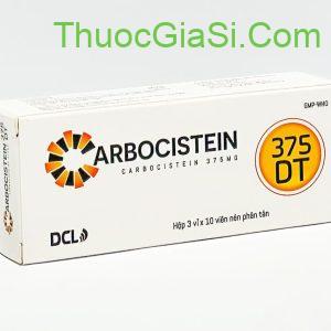 ARBOCISTEIN 375DT (Carbocisteine 375mg) H/30v điều trị bệnh phổi tắc nghẽn mạn tính, viêm phế quản