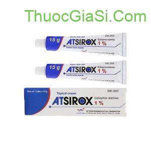 Atsirox An Thiên 15g (Ciclopirox olamine 1%) điều trị nấm da như nấm da chân