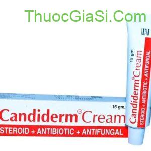Candiderm 15g điều trị nấm ngứa da, lang ben, dị ứng da
