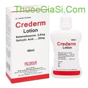 Crederm Lotion 40ml MEDISUN điều trị vảy nến khô, chàm, viêm da cơ địa