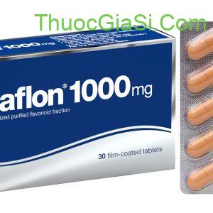 DAFLON 1000mg (Pháp) điều trị trĩ cấp, suy giãn tĩnh mạch