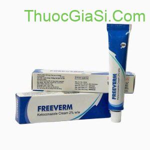 Freeverm Ketoconazole cream 2% điều trị nấm da