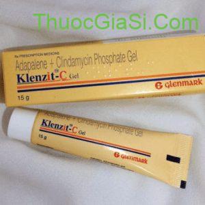 Klenzit C gel 15g Glenmark điều trị mụn trứng cá, mụn viêm, mụn bọc