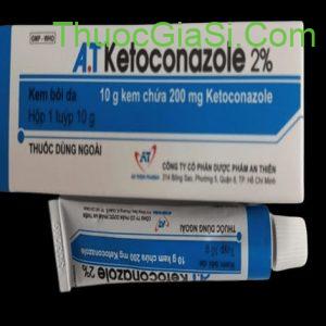 Kem bôi nấm da AT Ketoconazole 2% An Thiên điều trị nấm da, lang ben, hắc lào 1 kem boi nam da at ketoconazole 2 an thien dieu tri lang ben lac dong tien nam da dau hac lao 2129