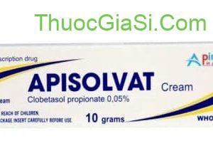 Apisolvat cream (Clobetasol propionate 0.05%) Apimed tuýp 10g điều trị vảy nến, chàm, viêm da cơ địa, dị ứng da