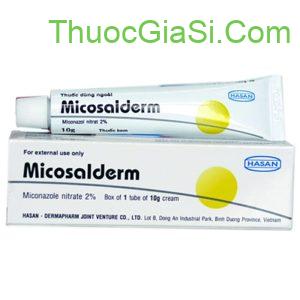 Micosalderm 2% Hasan (Miconazol nitrat 2%) điều trị nấm da