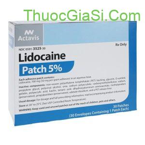 Lidocaine Patch 5 dán giảm đau cho bệnh nhân ung thư, zona thần kinh