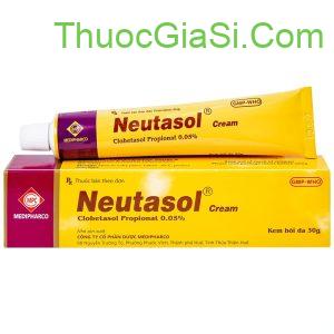 Neutasol (Clobetasol propionat 0.05%) MEDIPHARCO kem bôi điều trị vảy nến, viêm da cơ địa