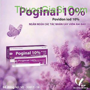 Poginal 10% VCP ngăn ngừa viêm nhiễm âm đạo