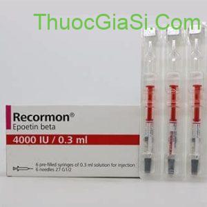 Recormon 4000IU/0.3ml (Epoetin Beta) ROCHE điều trị bệnh thiếu máu.