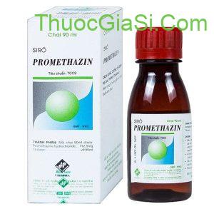 Siro Promethazin 90ml VIDIPHA điều trị mề đay, phù mạch, viêm mũi dị ứng, an thần, mất ngủ, say tàu xe
